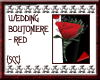 {SCC}Red Male Boutoniere