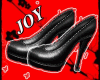 High-heeled shoes black