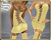 !*S2 Short Gold Dress