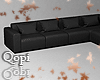 Black L Corner Couch