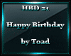 Happy Birthday by Toad