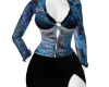 Peacock Black Dress