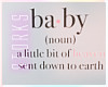 S| LB Baby Quote