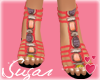 Pink Jewel Sandals