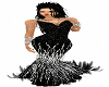 Elegant Black Glit Gown