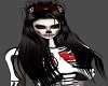 SKULL HAIR CANDY BLACK