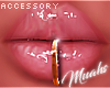 $ Gold Lip Ring