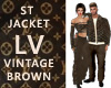 ST JACKET LV BROWN