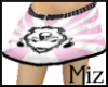 Miz Skull Mini Skirt