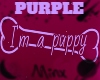 Puppy Sign (Purple)