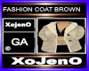 FASHION COAT BROWN