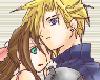 Cloud and Aerith