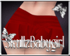 🦋|Scarlet  Skirt Red