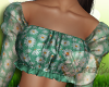 ~A~ Daisies Top Green GA