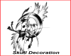 SM Wicked Skull Decoratn