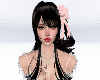 ino black hair+ribbon