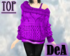  [DeA]PurpleSexy Sweater