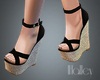 Tess black sandal