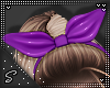 !S Cute Hair Bow Purple