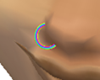 (t)rainbow nose ring (f)