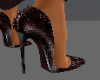 Burgundy Noir Spike Heel