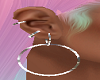 Silver 3 Hoops Earrings