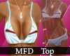 -CT Flora Blu Bikini Top