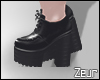 Black Heel Loafers
