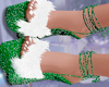 Santa Green Heels