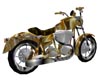 Gold Motorcycle