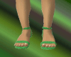 {JJ} Green Speckled Shoe