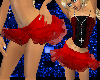 !lil Red frilly skirt