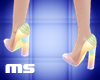 MS Spring Rainbow heels