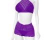 Purple Crochet Fit RLS