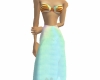 Bikini and beach skirt