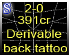 Derivable back tatto 2.0