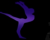 Ballet lady silhouette