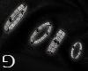 ⅁ Silver Bangles