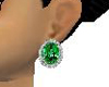 Green Gem Earrings