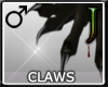 (JD)Shiny Black Claws M