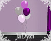 Purple & Silver Balloons