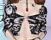 Skull Flair Top~Psy