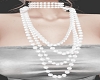 Pearl White Strands Neck