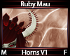 Ruby Mau Horns V1