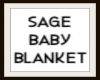 Sage Baby Blanket