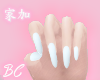 ♥blue nails
