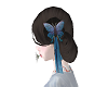 Hair with Butterfly Pin