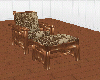 cc brown recliner