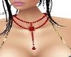 cris red necklace