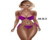 A PURPLE SWIM SUIT